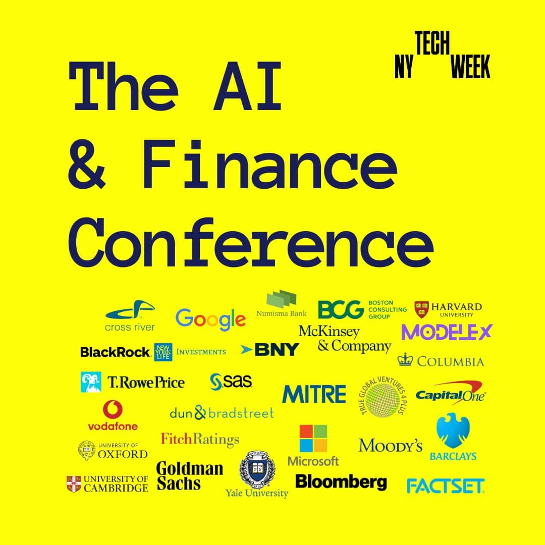THE AI & FINANCE CONFERENCE official event poster